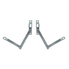 Zinc-coated Tailgate Hinge Support Pair Fleetside Chevy C10 76-87