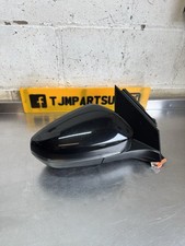 Peugeot 5008 MK2 Driver Right O/S Door Wing Mirror Electric Black 2017-2023