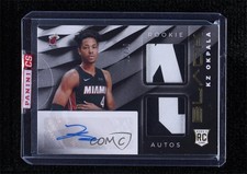 2019-20 Panini Black Rookie Memorabilia Gold 1/10 KZ Okpala #RM-KZ Auto ow1