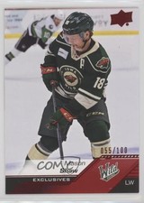 2022-23 Upper Deck AHL Exclusives 55/100 Mason Shaw #98 bl7
