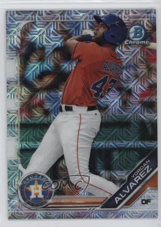 2019 Bowman Chrome Prospects Mega Box Mojo Refractor Yordan Alvarez #BCP-123 e7b