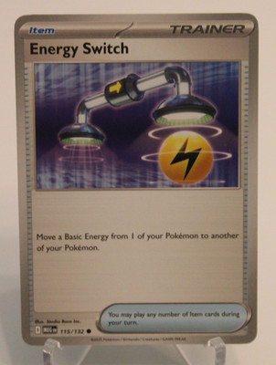 ''115/132 Energy Switch Trainer-Item Normal Englisch Common Excellent''