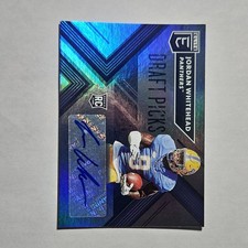 Panini 2018 Elite Draft Picks Jordan Whitehead #241 Auto RC Pitt Panthers