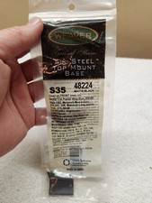 Weaver S35 48224 All Steel Scope Base Matte Black USA Made