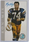 New ListingRon Mix signed Pro Football Hall of Fame series postcard Chargers