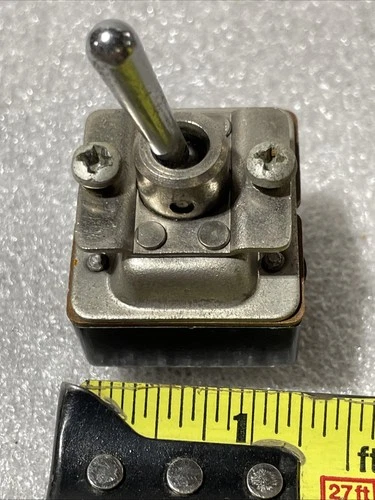 vintage 4pole DT Switch Unusual Mounting Solder Terminals