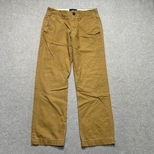 American Eagle Pants Mens 26 X 28 Tan Original Straight Chino Twill