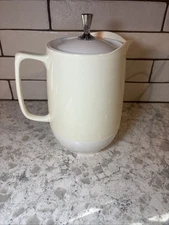 1970’s Dinex Insulated Pitcher with Silver Tone Lid Handle Made In USA