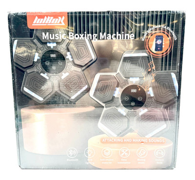 NEW Lolbox Music Boxing Machine With RGB Lighting Effects And Boxing Gloves