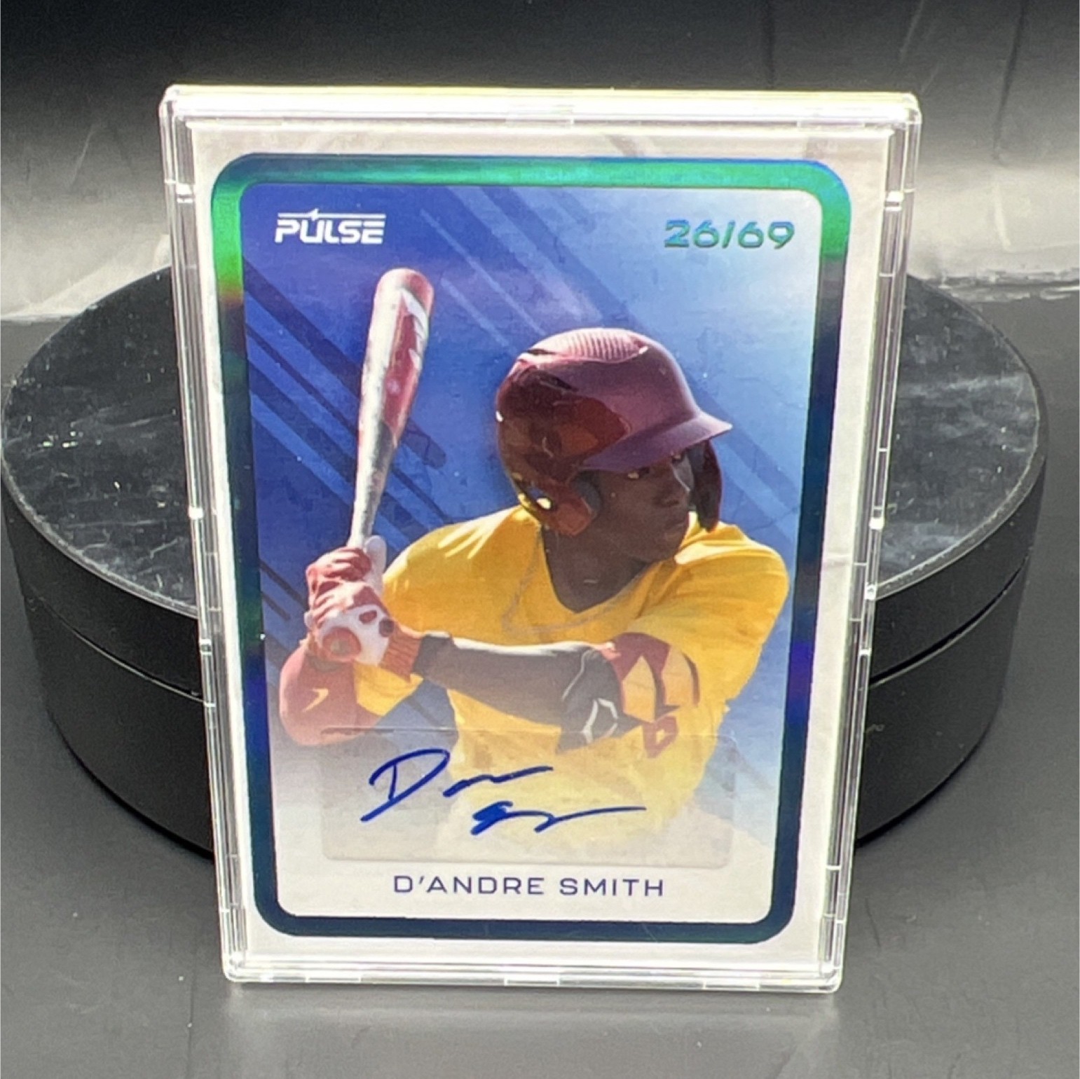 Pulse Trading Cards 2025 D'Andre Smith Autograph Serial #26/69 PB-DS Baseball