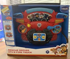 VTech PAW Patrol Rescue Driver ATV  Fire Truck Lights And Sounds - Damage Box