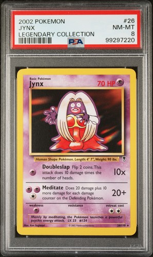Jynx 26 Legendary Coll. Pokemon PSA 8 Nm-Mt