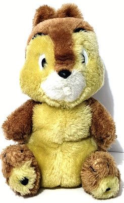 Chip - Chip & Dale - 8'' Chipmunk Plush - Bean Bag Bottom - Vintage Disney