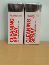 2 -Hearing Assist - Cleaning Spray for Hearing Aids, 1.01 fl oz - White