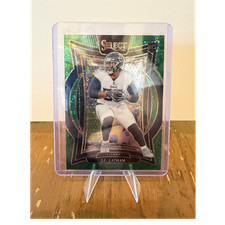 Panini Select 2024 J.C. Latham Titans Concourse Green Prizm RC #11 3/5