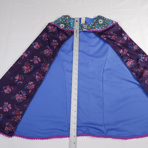 Matilda Jane Girl's L Calling All Superheroes Costume Cape Colorful Floral Stars - Picture 5 of 12