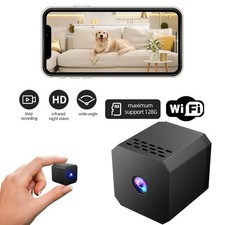 1080P HD Wireless WiFi IP Mini Camera Home Security CAM IR DVR Night Vision UK