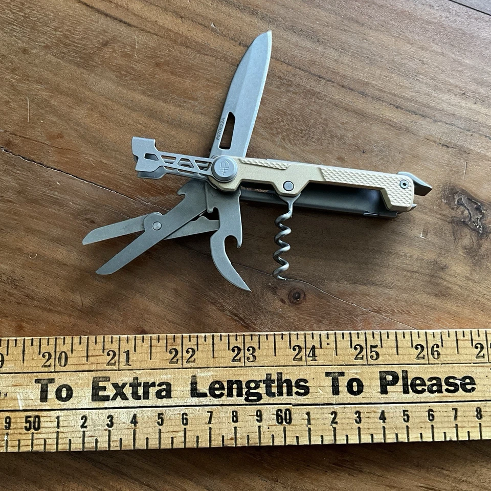 Navaja de bolsillo multiherramienta de corcho Gerber Armbar 8 herramientas tijeras levantador de tapas sacacorchos Foto 3 de 4