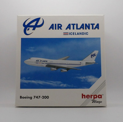 HERPA WINGS 502528 AIR ATLANTA ICELANDIC BOEING 747-200 MINT BOXED 1:500