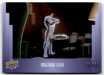 Upper Deck 2025 BAtman Animated Series No. 18 Imaginary Fiend Purple 70/299