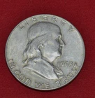 FRANKLIN HALF DOLLAR, 1963-D, 90% SILVER