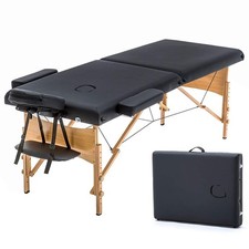 BestMassage Massage Bed Portable Massage Table 24 inch Wide Lash Bed Height A...