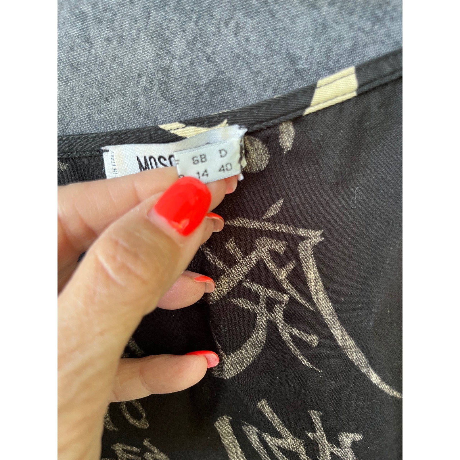 Moschino Jeans RARE Vintage 90s Y2K Designer Japa… - image 4