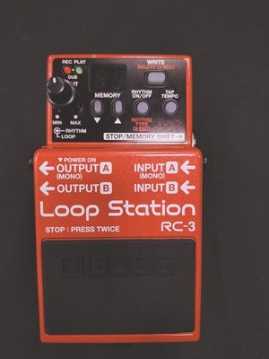 Boss RC3 Gitarrenpedal Looper Kompaktmodell Gebrauchsbereit Top Zustand