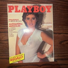 Playboy Alessandra Mussolini Agosto 1983