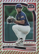 2024 Panini Stars & Stripes USA Baseball #175 Chase Cotton Stripes