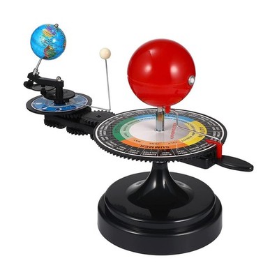 English Solar System Sun Earth Moon Orbital Model, Educational Planetarium Pr...