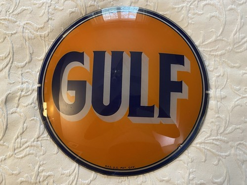 Autocollant Vinyle Logo Gulf Oil - Découpé, Imperméable - Multicolore - Pour Voiture, Mur, Objet
