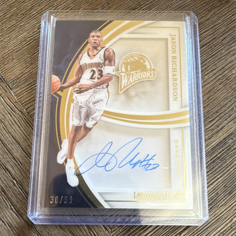 Panini 2024-25 Immaculate Shadowbox Signatures Jason Richardson #SS-JAS Auto /99