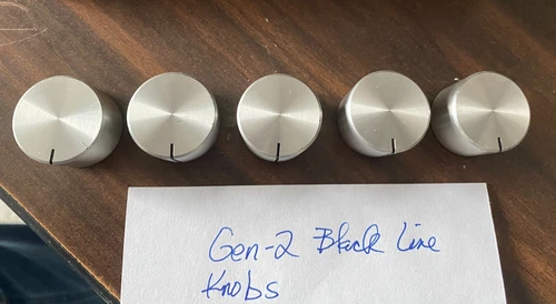 Vintage Marantz Gen-2 Black Line Control Knobs - Original
