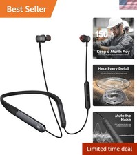 Bluetooth Headphones, 150H Playtime Wireless Bluetooth Earbuds w/Mic in-Ear M...