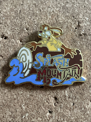 Disney Pin Splash Mountain Brer Rabbit Log Flume Retired Ride Attraction RARE