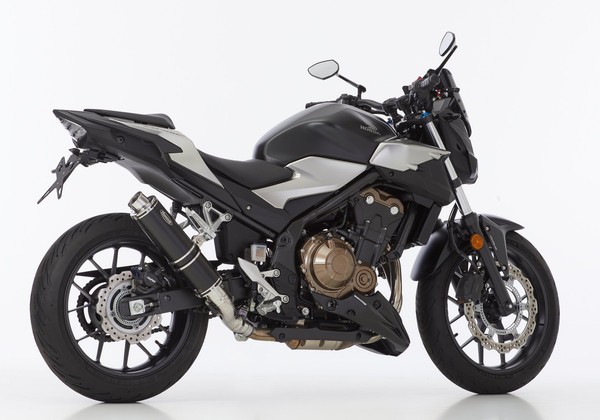 Hurric Supersport Slip On ErsatzdäMpfer (2-1) FüR Honda CBR500R 471 Ccm Bj 19-23-image