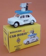 Car-Horse Renault 4cv 4 cv  BBC tour de France style Dinky cij jrd