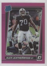 2021 Panini Donruss Optic Rated Rookie Pink Prizm Alex Leatherwood #266 0it8