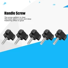 5Pcs M6 20mm Hand Knob Tightening Screw Triangular Hand Clamping Screw