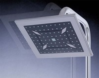 Kopfbrause Regendusche Regenbrause Brausekopf Duschkopf Verchromt Poliert Eckig