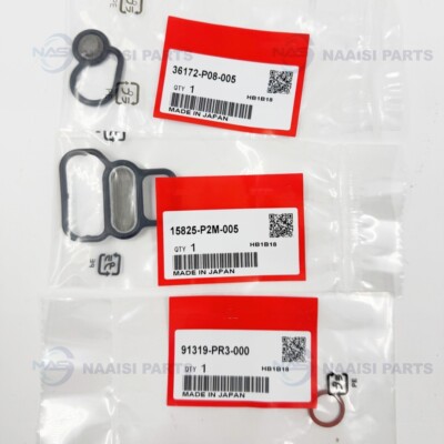 NEW VTEC SOLENOID GASKET KIT For HONDA 1996-2005 CIVIC D16 D17 15825-P2M-005