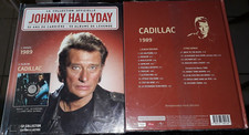 NEUF SCELLE JOHNNY HALLYDAY CADILLAC 1989 LIVRE CD LA COLLECTION OFFICIELLE