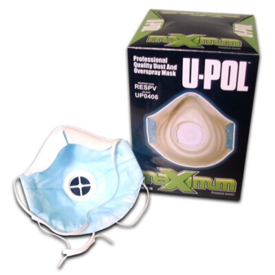1 x U-POL MAXIMUM Einweg MASKEN mit Ventil, RESPV, FFP2 - 10er Pack