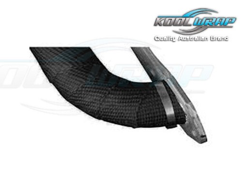 EXHAUST HEADER WRAP TAPE 2000 F Heat Protection Black 7.5m x 50mm + 6 Steel Ties - 第 3/6 張圖片