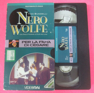 VHS Film FÜR DEN RUHM DES CAESAR Nero Wolfe Tino Buazzelli VIDEORAI (F109) keine DVD