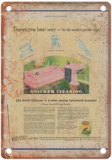 Old 1931 RINSO Laundry Detergent Soap Lever Bros. Ad Retro Look Metal Sign ZF413