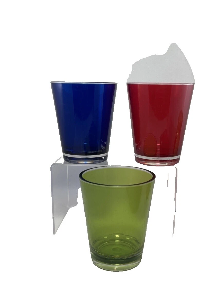 Vidrio Multicolor Tazas y Platillos