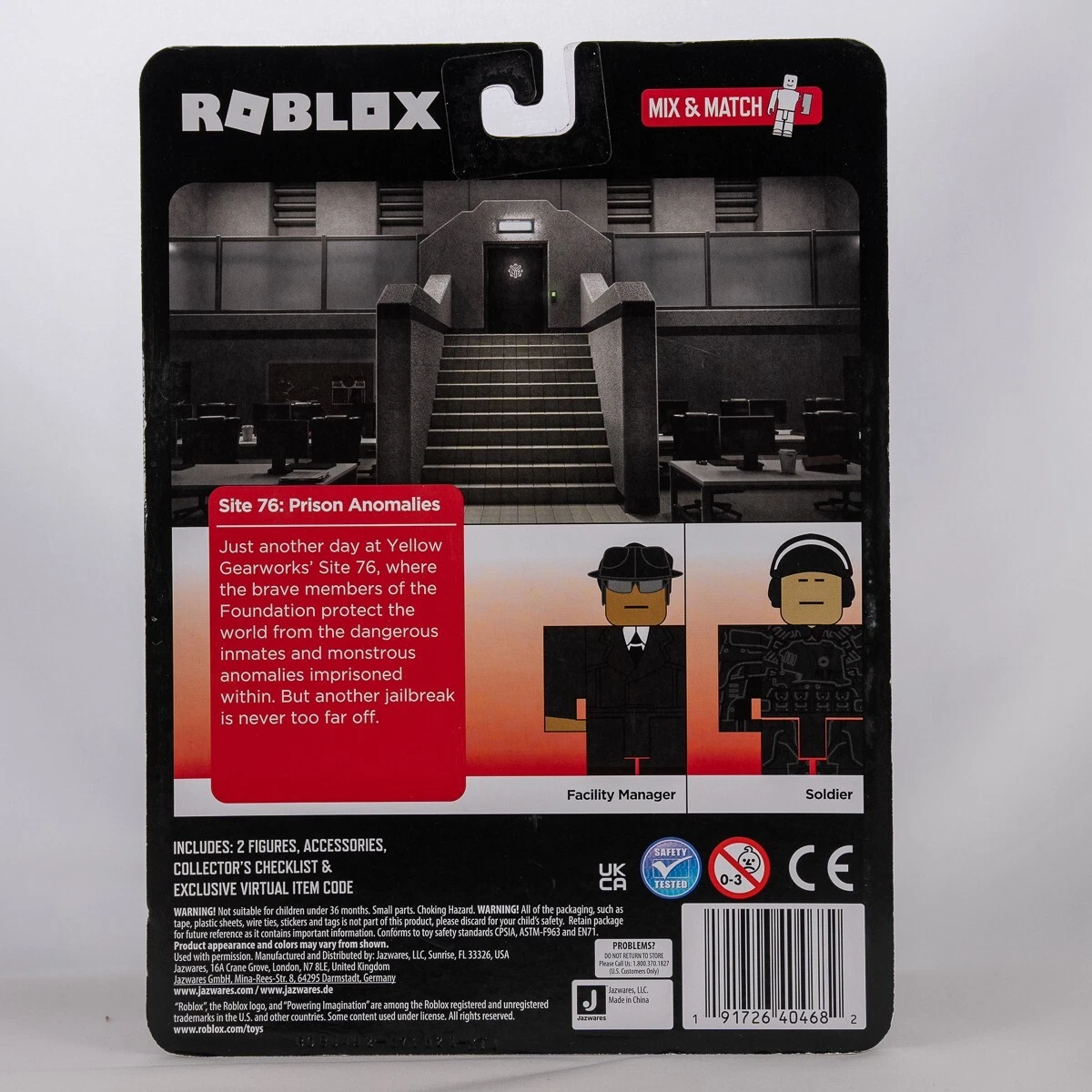 Roblox Action Collection - Site 76: Prison Anomalies Game Pack [Includ –  GOODIES FOR KIDDIES