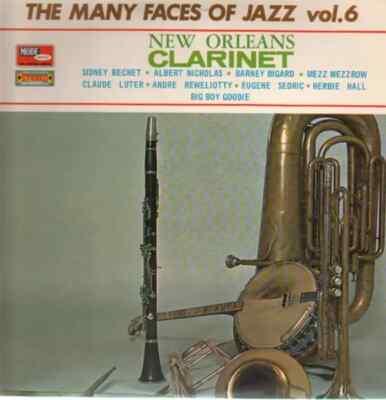LP Barney Bigard, Albert Nicholas... New Orleans Clarinet NEAR MINT Disques V
